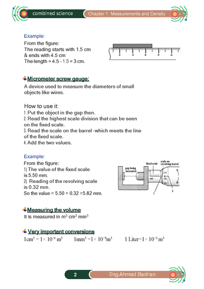 Cambridge O.L Combined Science (0653) Notes -  Ahmed Badran ( 2025 )