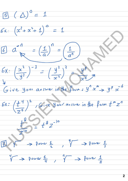 Edexcel O.L Maths A (4MA1/1H,2H) - Notes - Eng. Hussien Mohamed 2026