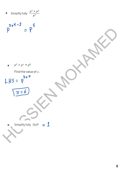 Edexcel O.L Maths A (4MA1/1H,2H) - Notes - Eng. Hussien Mohamed 2026