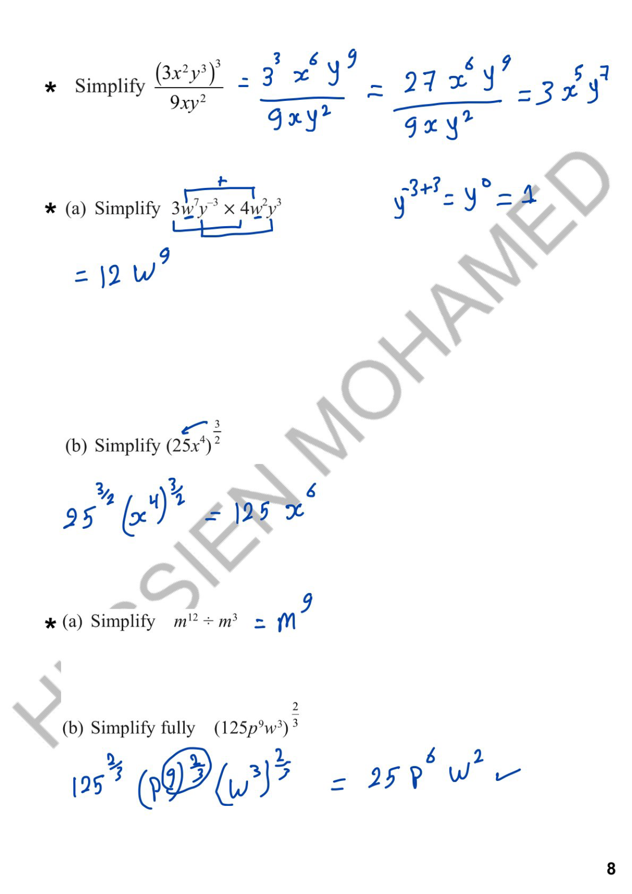 Edexcel O.L Maths A (4MA1/1H,2H) - Notes - Eng. Hussien Mohamed 2026