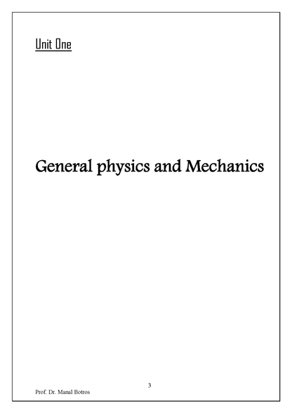 Cambridge O.L Physics (0625/0972) Notes - Dr. Manal Botros ( 2025 )