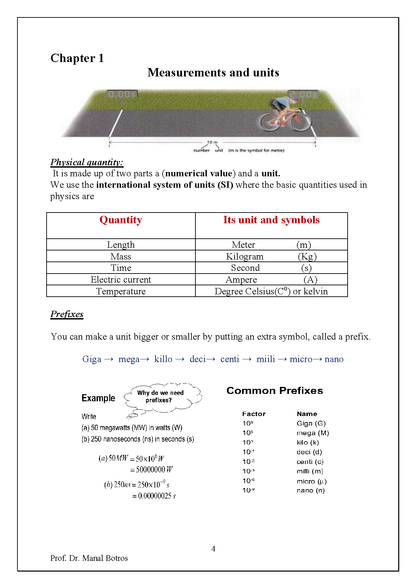 Cambridge O.L Physics (0625/0972) Notes - Dr. Manal Botros ( 2025 )