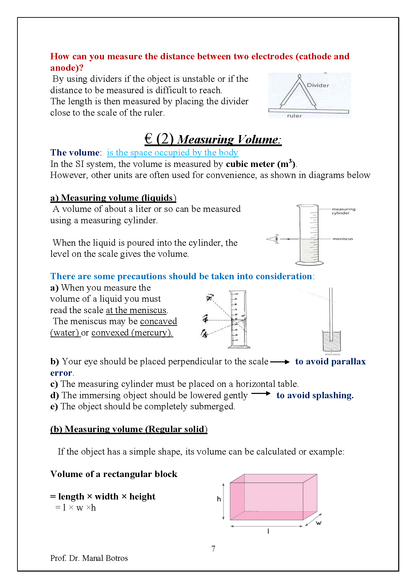 Cambridge O.L Physics (0625/0972) Notes - Dr. Manal Botros ( 2025 )