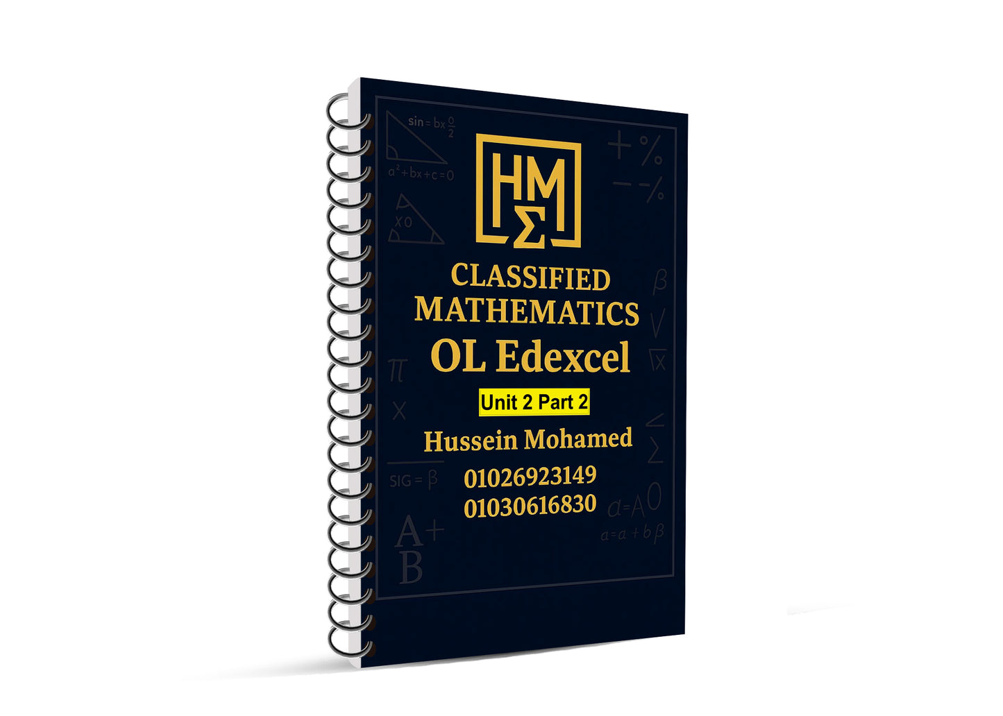 Edexcel O.L Maths Modular A (4MA1 / unit 2H) Classified With Mark Scheme (QR videos Answers) Dr. Hussein Mohamed 2026-2027