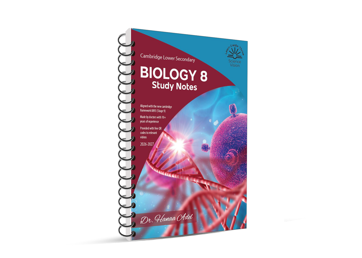 Cambridge Checkpoint Year 8 Science (0893) – Biology  Study Notes by Dr. Hanna Adel (Science Vision 2026–2027 Edition)
