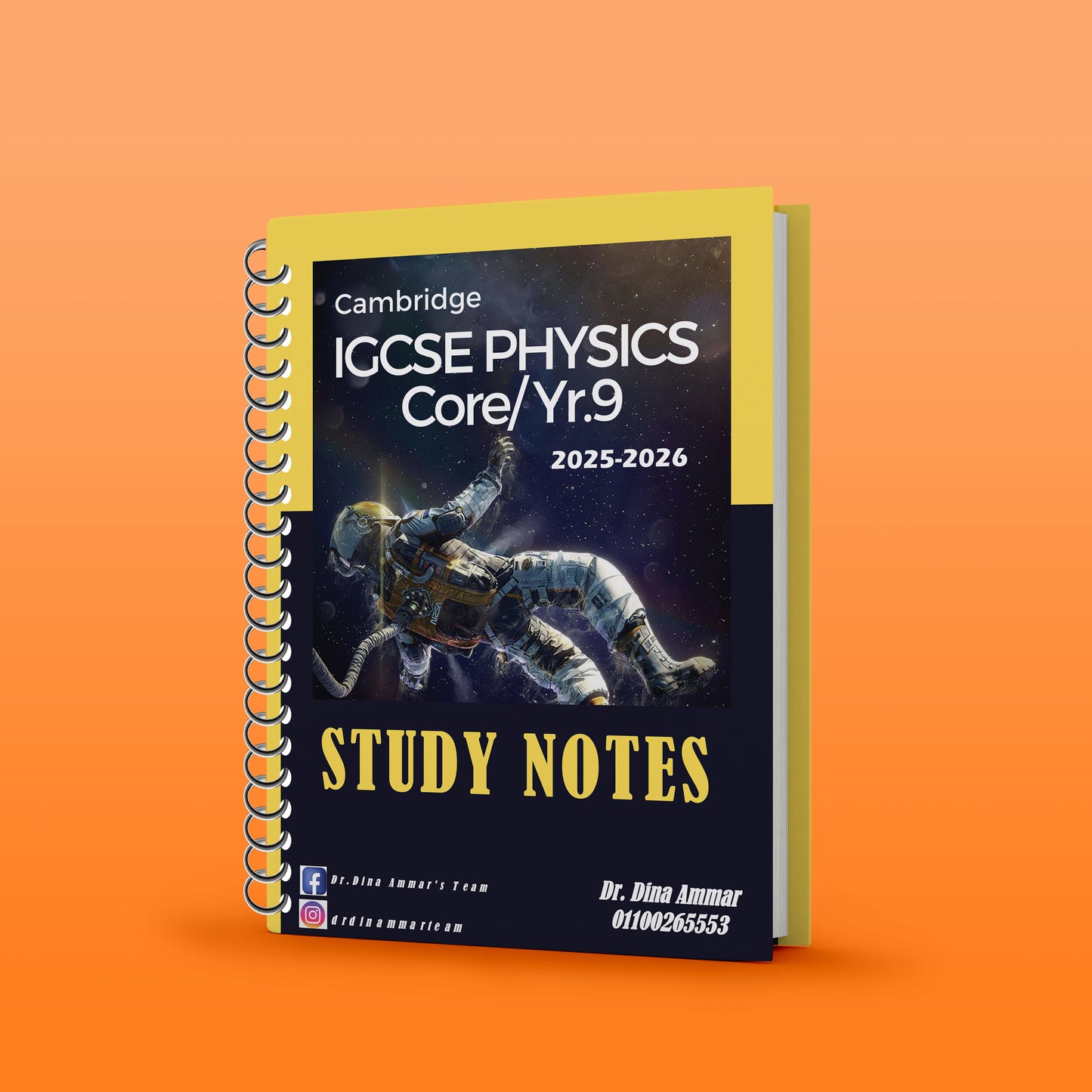 Cambridge Pre-IG Physics (0625/0972) Study Notes Dina Ammar 2026