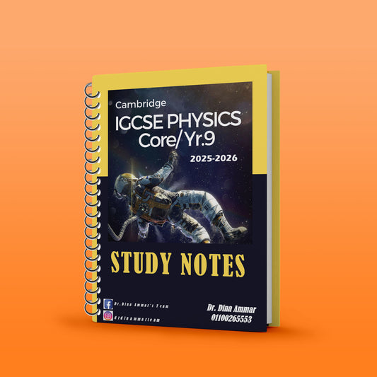Cambridge Pre-IG Physics (0625/0972) Study Notes Dina Ammar 2026