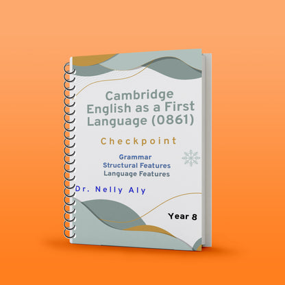 Cambridge Checkpoint 2 Year 8 English (0861) Packag Nelly Aly