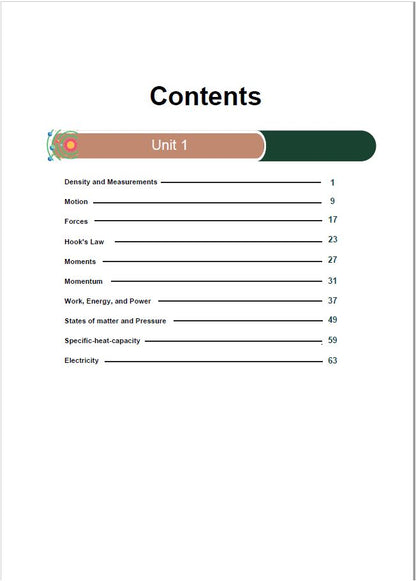 Edexcel O.L Physics Modular Notes Unit 1 Dr. Ahmed Badran