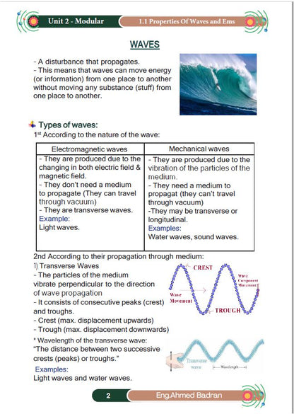 Edexcel O.L Physics Modular Notes Unit 2 Dr. Ahmed Badran