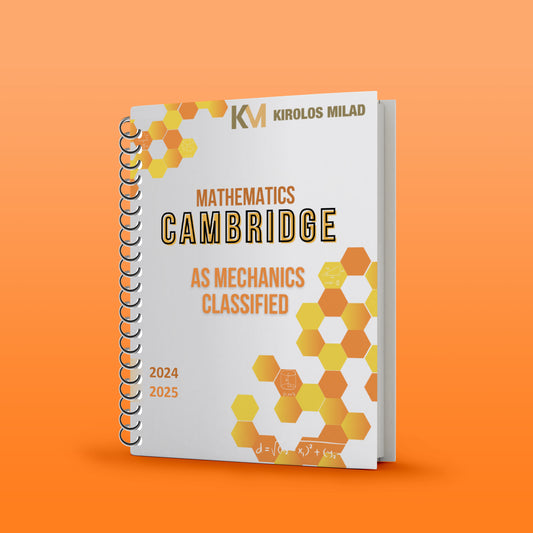 Cambridge AS Math 9707 Pure, Mechanics Classified With Mark Scheme Kirolos milad 2026