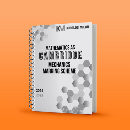 Cambridge AS Math 9707 Pure, Mechanics Classified With Mark Scheme Kirolos milad 2026