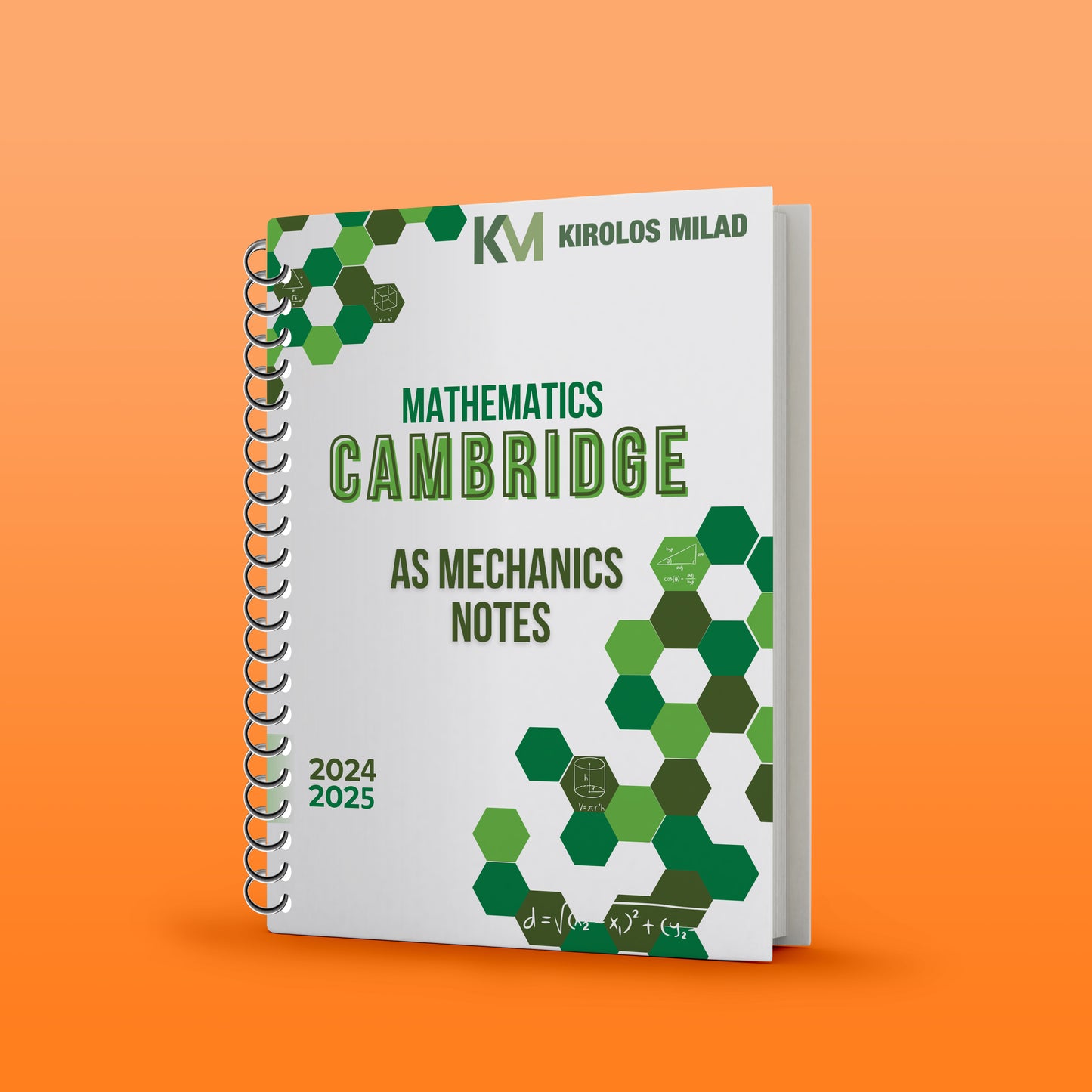 Cambridge AS Math 9707 Pure, Mechanics Study Notes Kirolos milad 2026