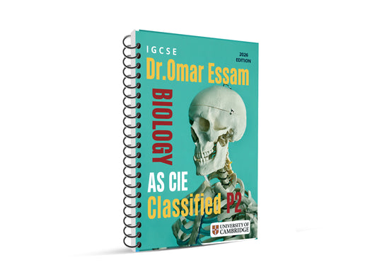 Cambridge AS Biology (9700) Classified with Mark Scheme – Dr. Omar Essam (2026-2027)