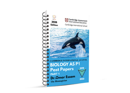 Cambridge AS Biology (9700) Package (Notes + Classified + Past Papers 1&2) – Dr. Omar Essam (2026-2027)