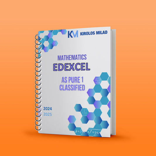 Edexcel A.S Maths Pure 1,2 Mechancs 1 Classified With Mark Scheme Kirolos milad 2026