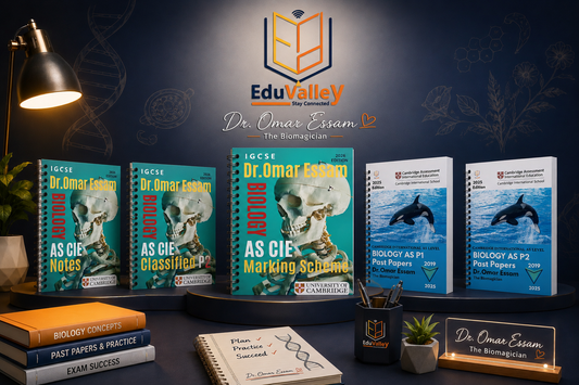 Cambridge AS Biology (9700) Package (Notes + Classified + Past Papers 1&2) – Dr. Omar Essam (2026-2027)