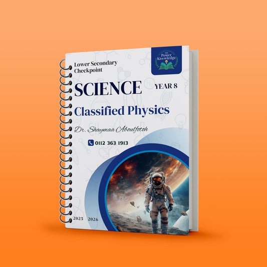 The Power of Knowledge Science ( Cambridge Checkpoint 2 Year 8 Science (0893) Study Notes with WorkBook 2026