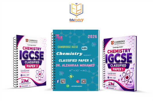 Cambridge Pre-IG Chemistry (0620/0971) CLASSIFIED WITH MARK SCHEME Dr. Al-Zahraa Mohamed 2026-2027