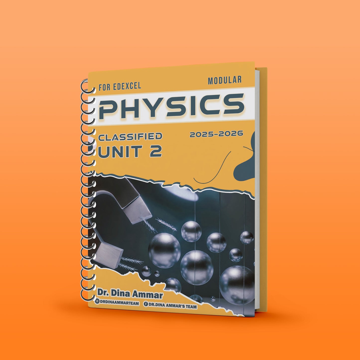 Edexcel O.L Physics Modular Classified Unit 1,2  With Mark Scheme Dr. Dina Ammar 2026