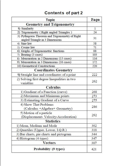 مذكرات رياضيات EDEXCEL OL مصنفة مع الإجابات هاني أبو الفتوح