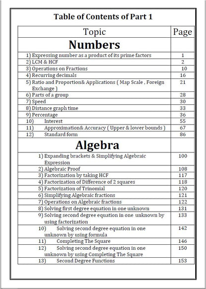 مذكرات رياضيات EDEXCEL OL مصنفة مع الإجابات هاني أبو الفتوح