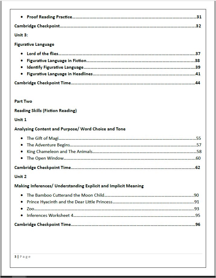 Cambridge Checkpoint Year 8  English (0861) - Classified With MS Mai Abdelrahman