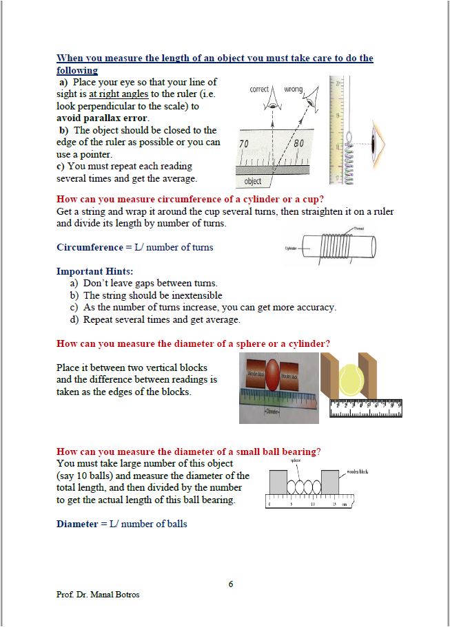 Cambridge Pre-IG Physics (0625/0972) Notes, Classified with Mark Scheme Manal Botros