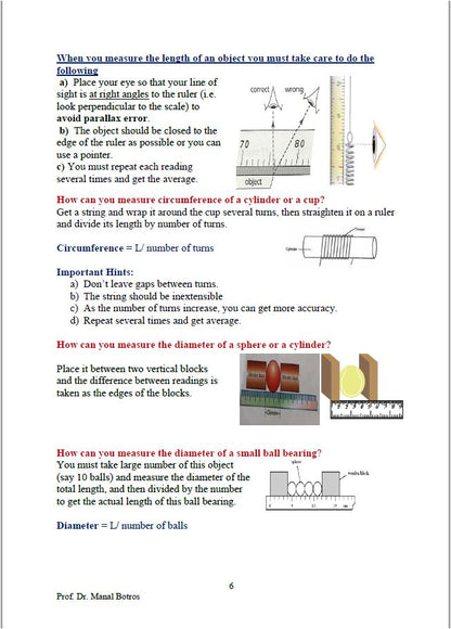 Cambridge Pre-IG Physics (0625/0972) Notes, Classified with Mark Scheme Manal Botros