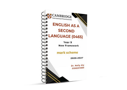 Cambridge Pre IG Year 9 Past papers with ms Dr. Nelly Aly
