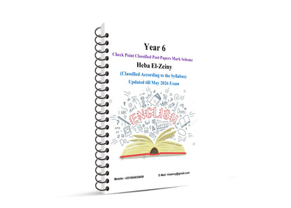 Cambridge Primary Year 6 English (0844/0058  Classified with Mark Scheme Dr. Heba El-Zeiny 2026-2027