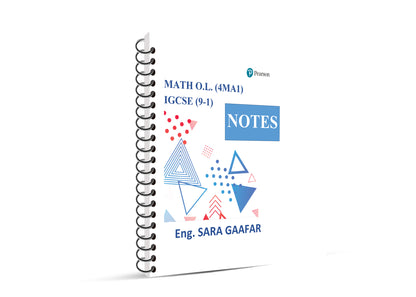 Edexcel O Level Maths Package(Notes- Classified - Past apers) | Eng. Sara Gafar  2026-2027