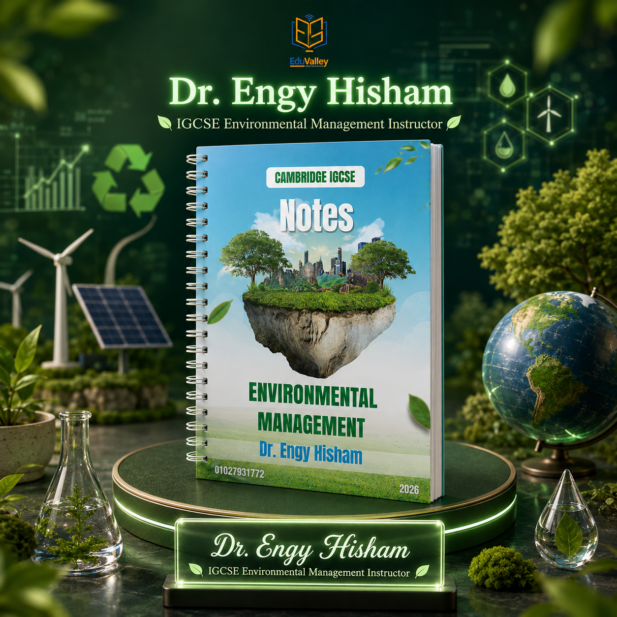 Cambridge O Level Environmental Management (0680) Study Notes | Dr. Engy Hisham 2026-2027