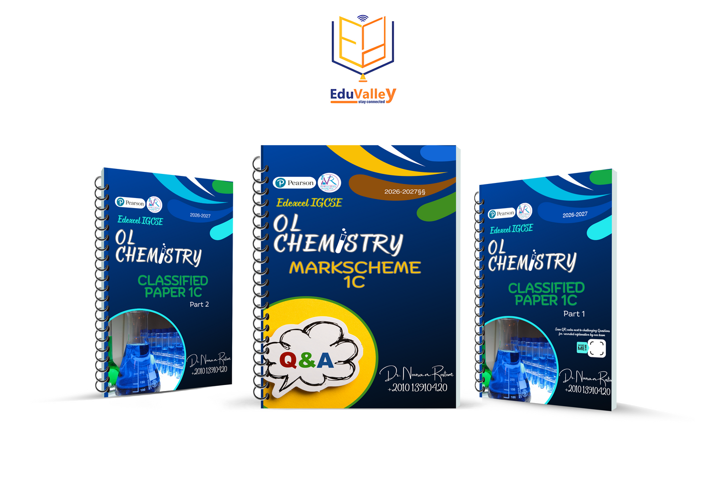Edexcel O.L Chemistry (4CH1) Linear – Classified Paper 1C & 2C with Mark Scheme by Dr. Nouran Rostom (2026–2027 Edition)