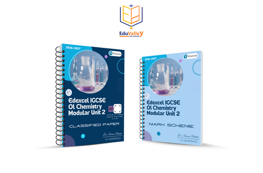 Edexcel O.L Chemistry (4CH1) Modular Unit 2 – Classified Questions with Mark Scheme by Dr. Nouran Rostom (2026–2027 Edition)