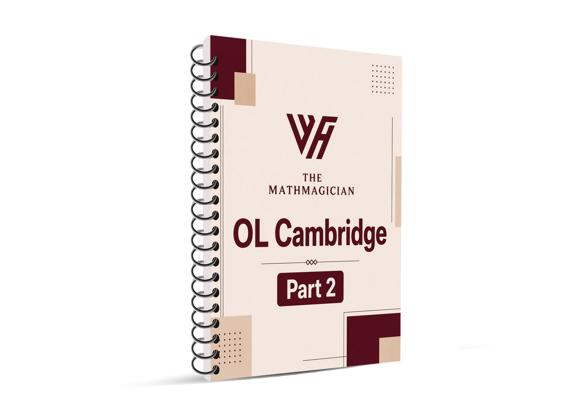 CAMBRIDGE CLASSIFIED OL MATH ENG WALID HAMZA 2027