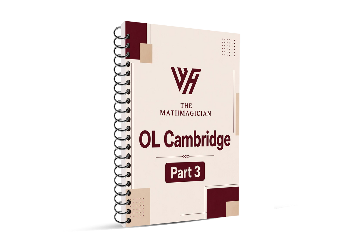 CAMBRIDGE CLASSIFIED OL MATH ENG WALID HAMZA 2027