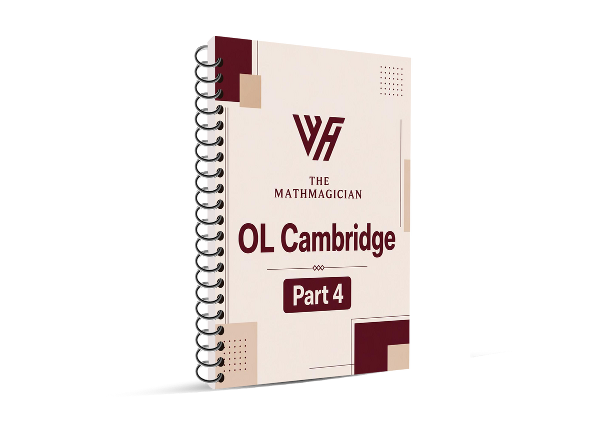 CAMBRIDGE CLASSIFIED OL MATH ENG WALID HAMZA 2027