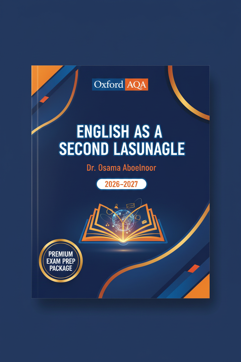 Oxford AQA English as a Second Language – Dr. Osama Aboelnoor 2026-2027