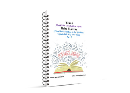 Cambridge Primary Year 6 English (0844/0058  Classified with Mark Scheme Dr. Heba El-Zeiny 2026-2027