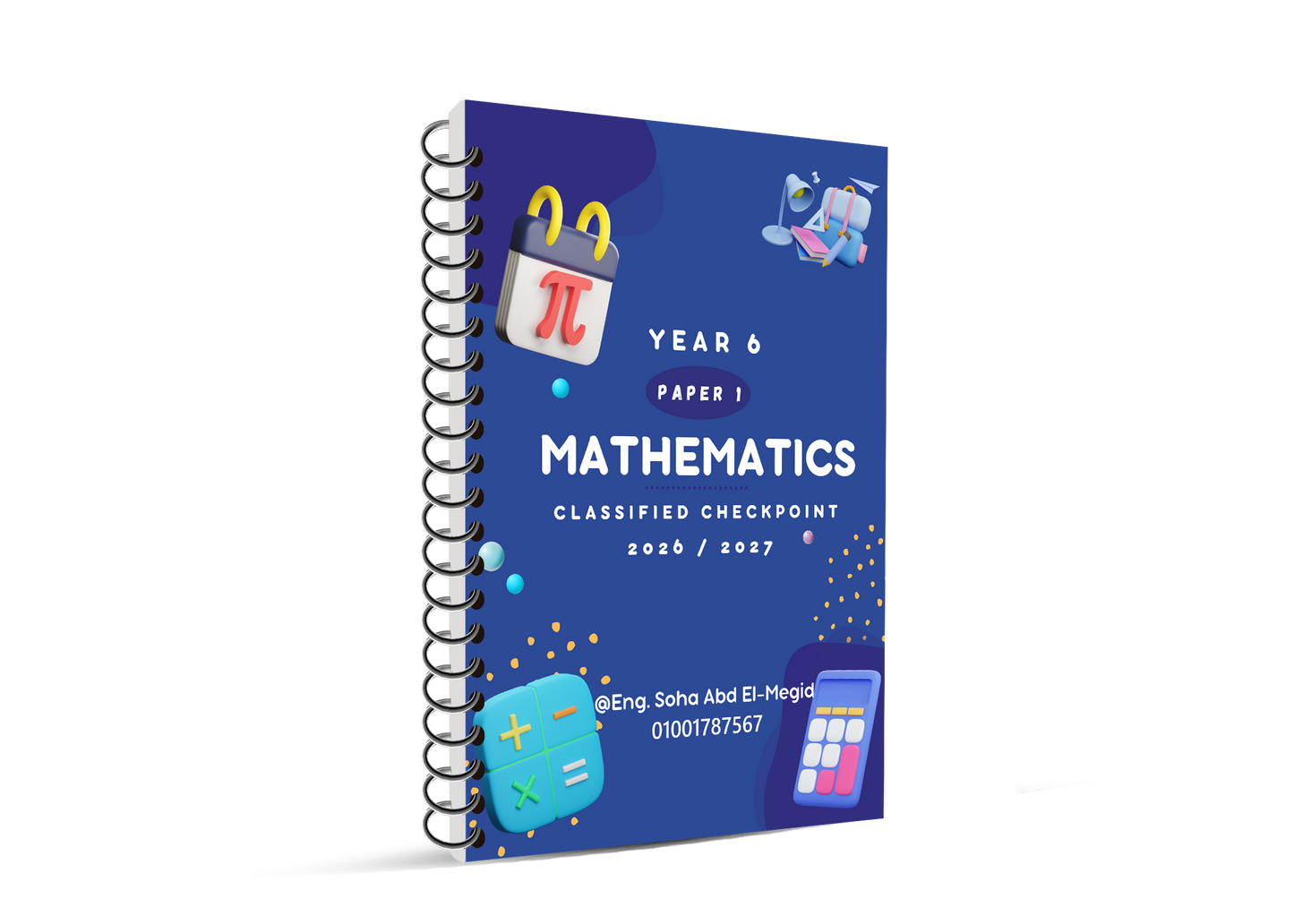 Cambridge Primary Year 6  (0096)  Maths Notes, Classified With Mark Scheme Eng. Soha Abd El-Megid 2026-2027