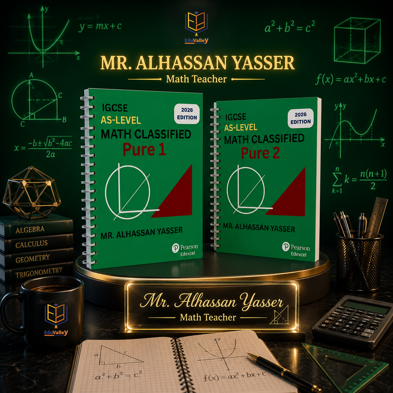 Edexcel IAS Mathematics | Pure Mathematics P1 & P2, Classified Questions | Mr. Alhassan Yasser | 2026–2027