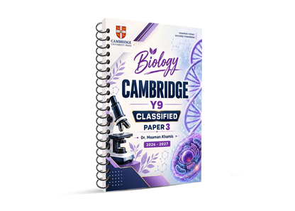 Cambridge Year 9 Biology (0610/0970) Classified With QR Mark Scheme| Dr. Maaman Khamis 2026-2027