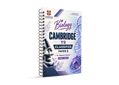 Cambridge Year 9 Biology (0610/0970) Classified With QR Mark Scheme| Dr. Maaman Khamis 2026-2027