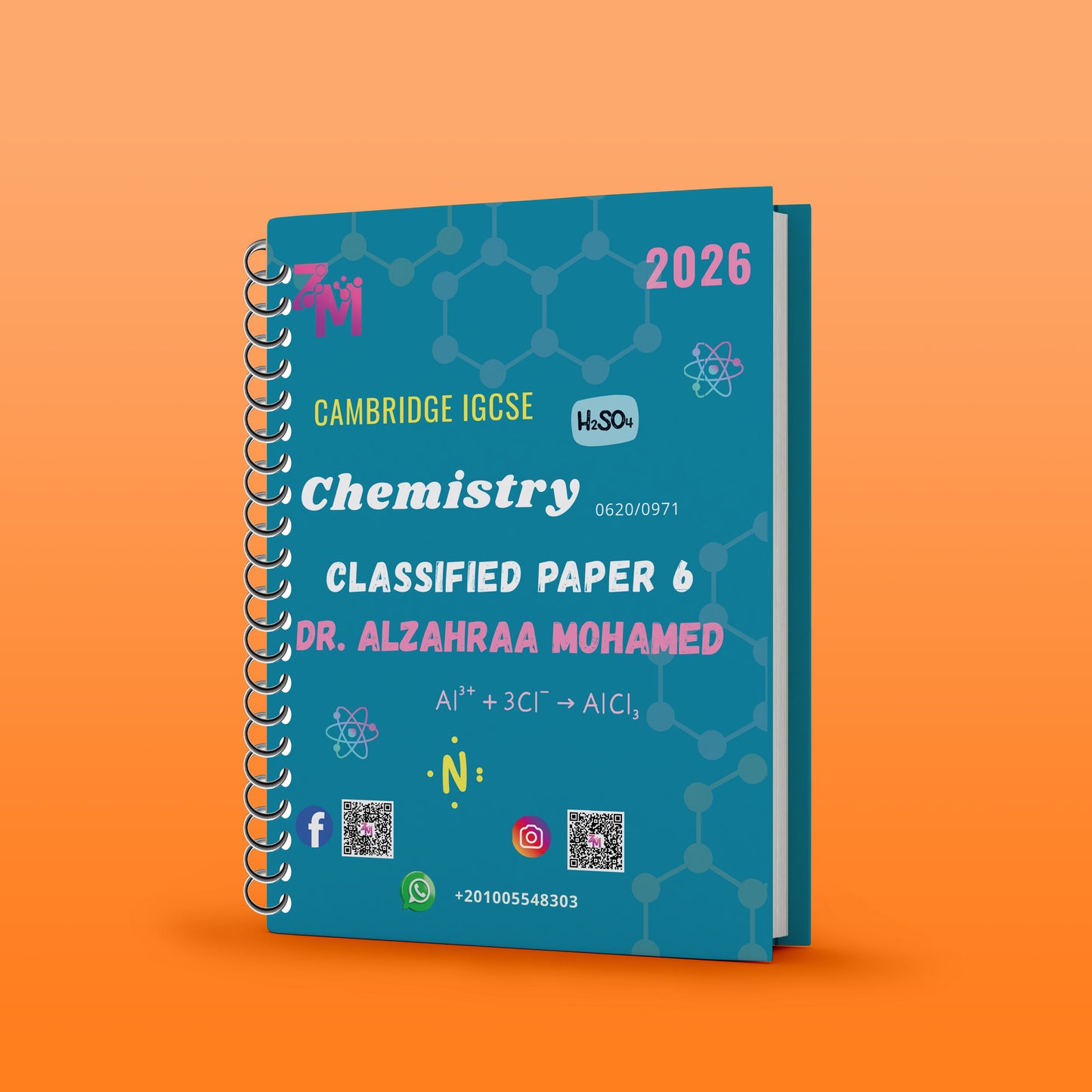 Cambridge Pre-IG Chemistry (0620/0971) CLASSIFIED WITH MARK SCHEME Dr. Al-Zahraa Mohamed 2026