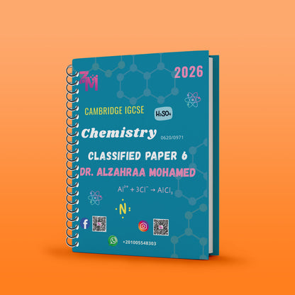 Cambridge Pre-IG Chemistry (0620/0971) CLASSIFIED WITH MARK SCHEME Dr. Al-Zahraa Mohamed 2026
