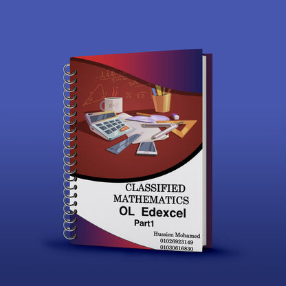 Edexcel O.L Maths A (4MA1/1H,2H) Classified With Mark Scheme (QR videos Answers) Eng. Hussien Mohamed