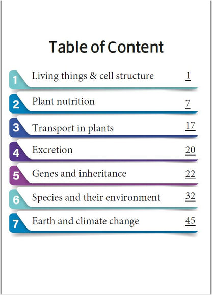 Cambridge Checkpoint 2 Year 8 Science (0893) Notes Biology Rehab Hamdy ( Science Gems)