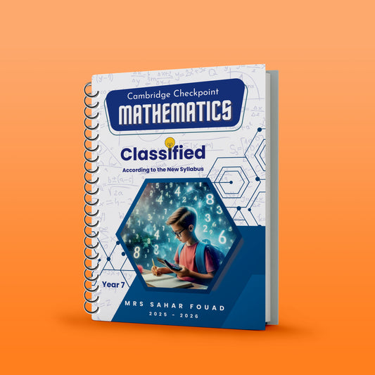 Cambridge Year 7 Maths  Classified With Mark Scheme Mrs Sahar Fouad 2026