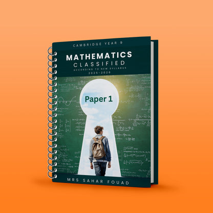Cambridge Pre-IG Math (0580/0980) Classified Paper 1&3 Mrs Sahar Fouad 2026